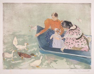 Feeding the Ducks by Mary Cassatt